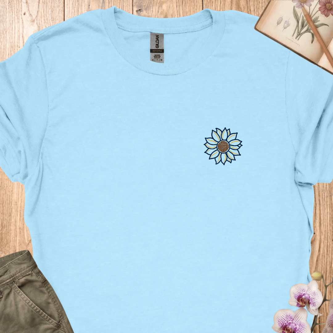 Criss Cross Sunflower – Colored – Small - Print Prep
