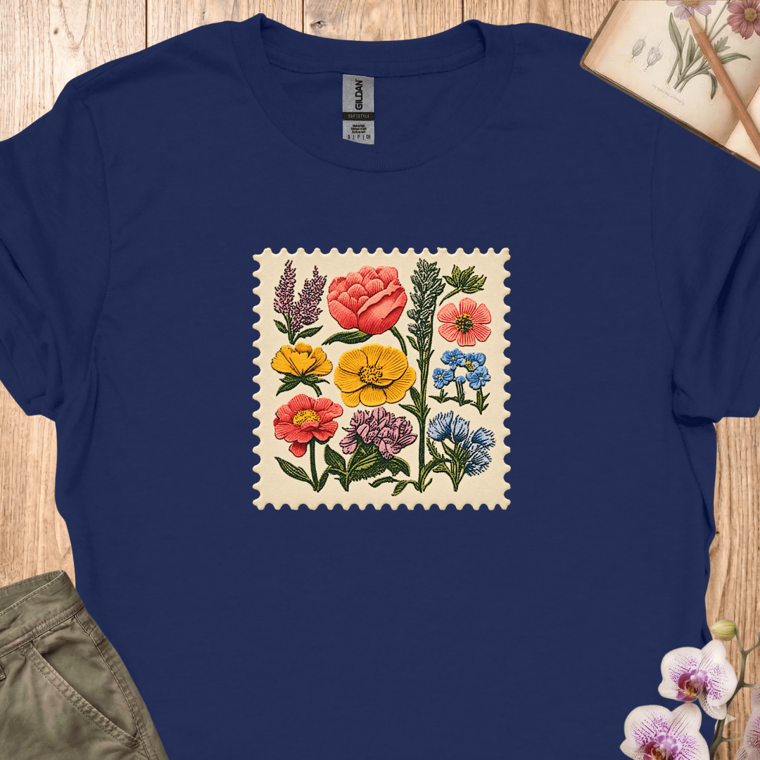 Floral Stamp - Upscaled