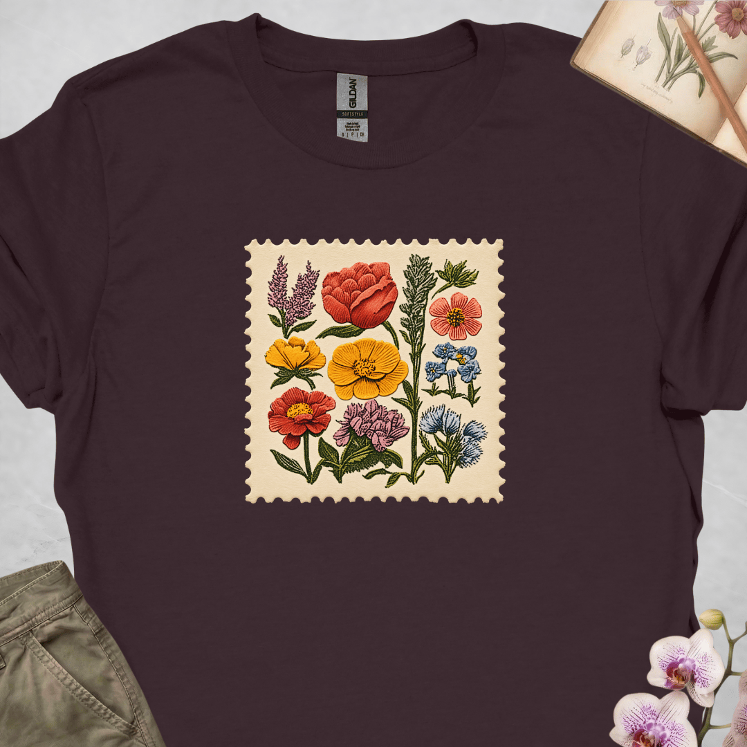 Floral Stamp - Upscaled