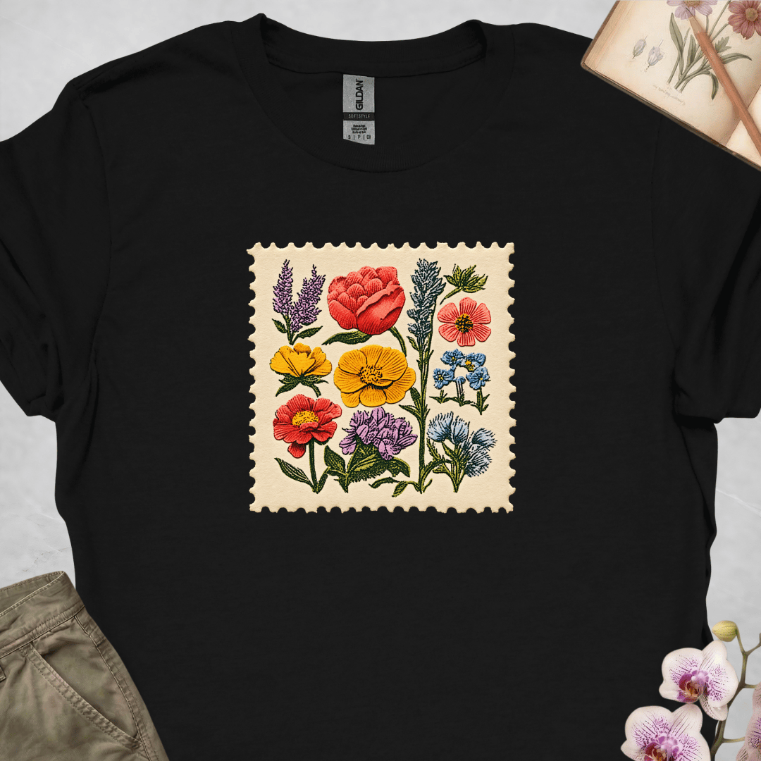 Floral Stamp - Upscaled