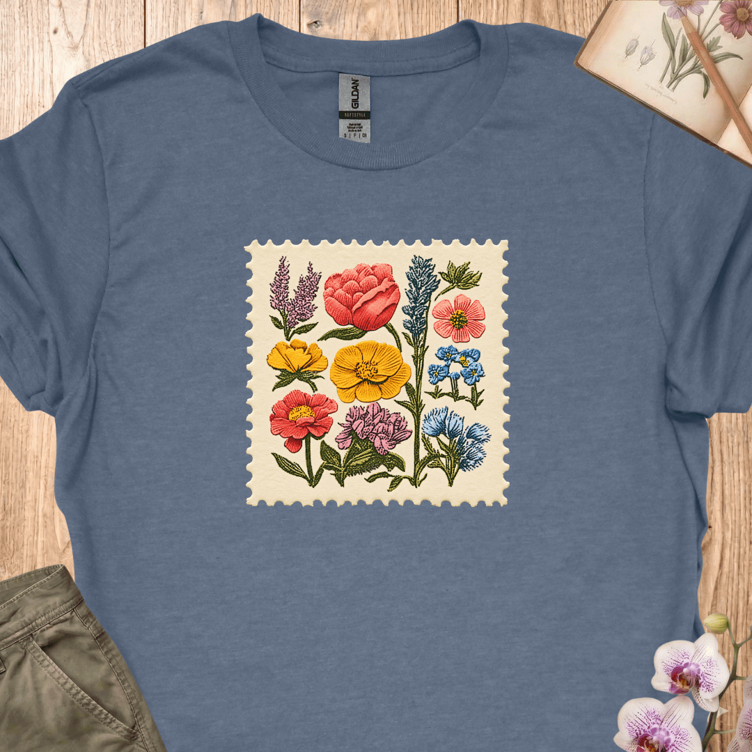 Floral Stamp - Upscaled