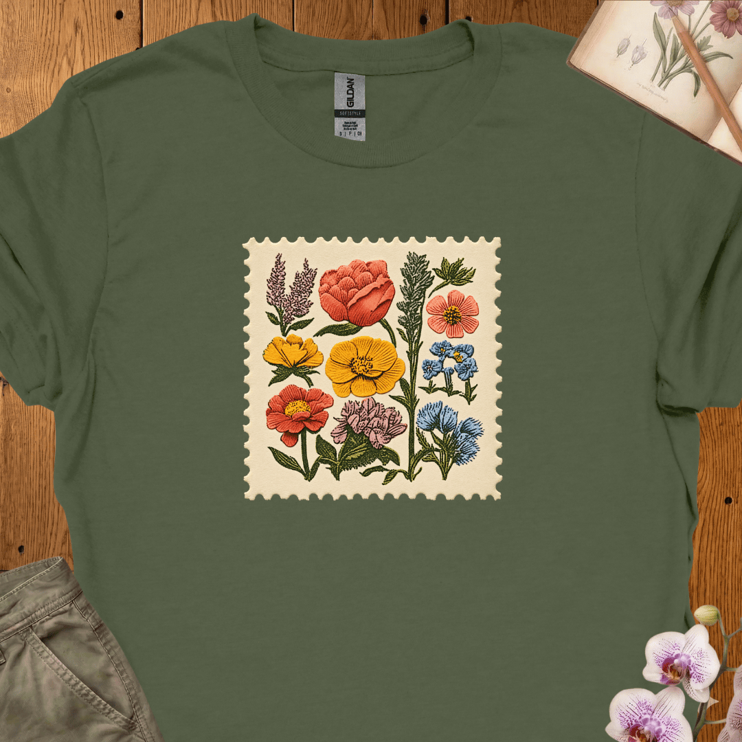 Floral Stamp - Upscaled