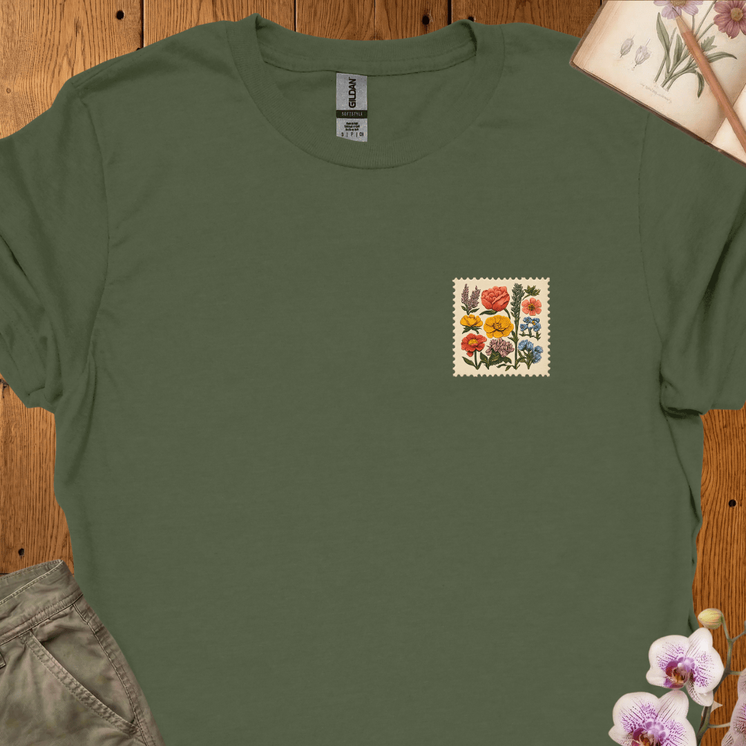 Floral Stamp - Small - Upscaled