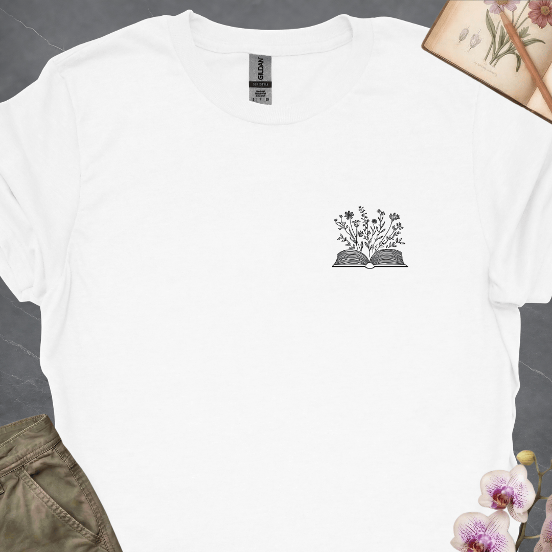 Book of Flowers - Black - Small - Upscaled