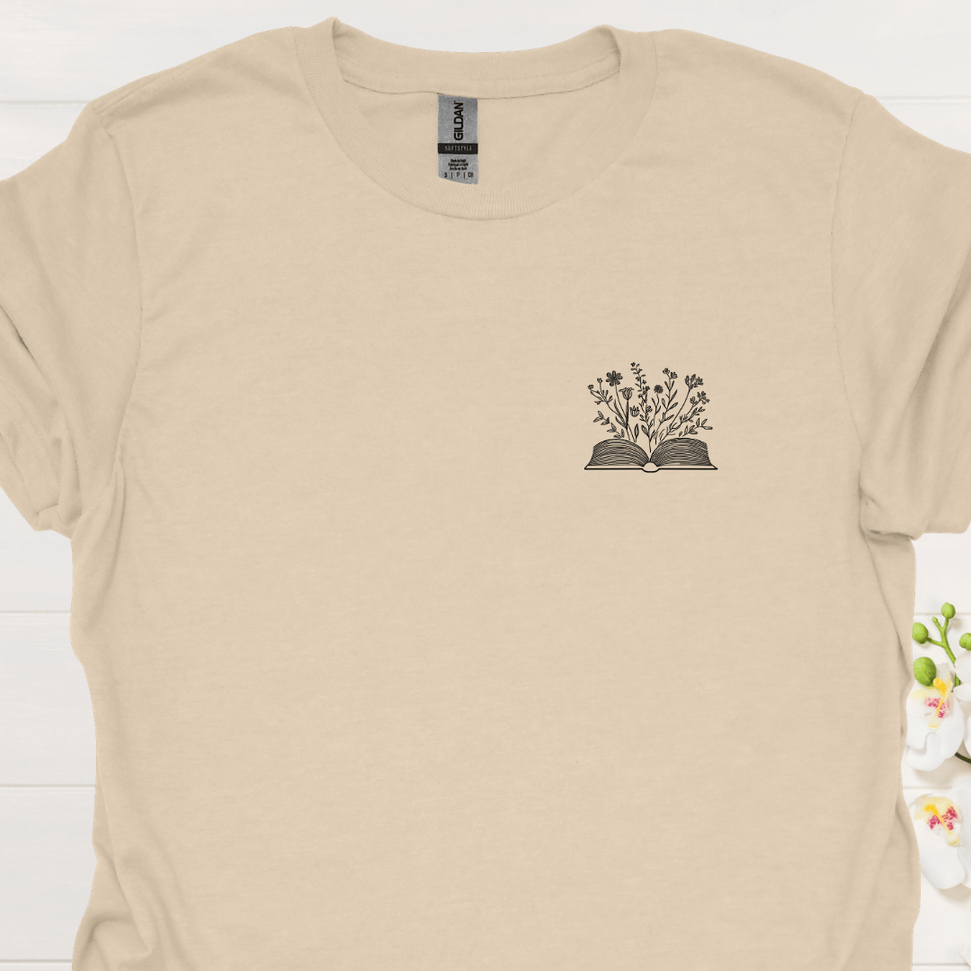 Book of Flowers - Black - Small - Upscaled