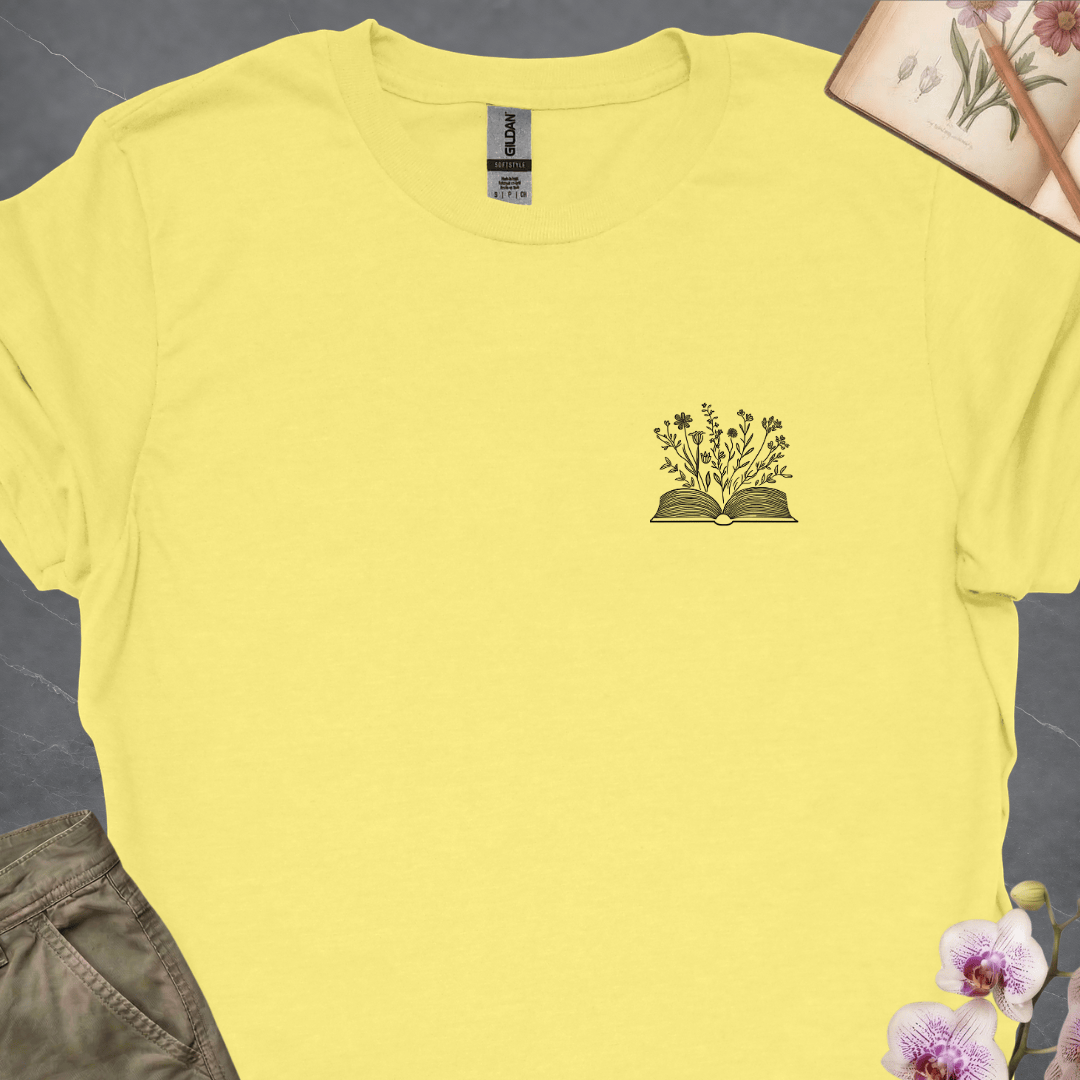 Book of Flowers - Black - Small - Upscaled