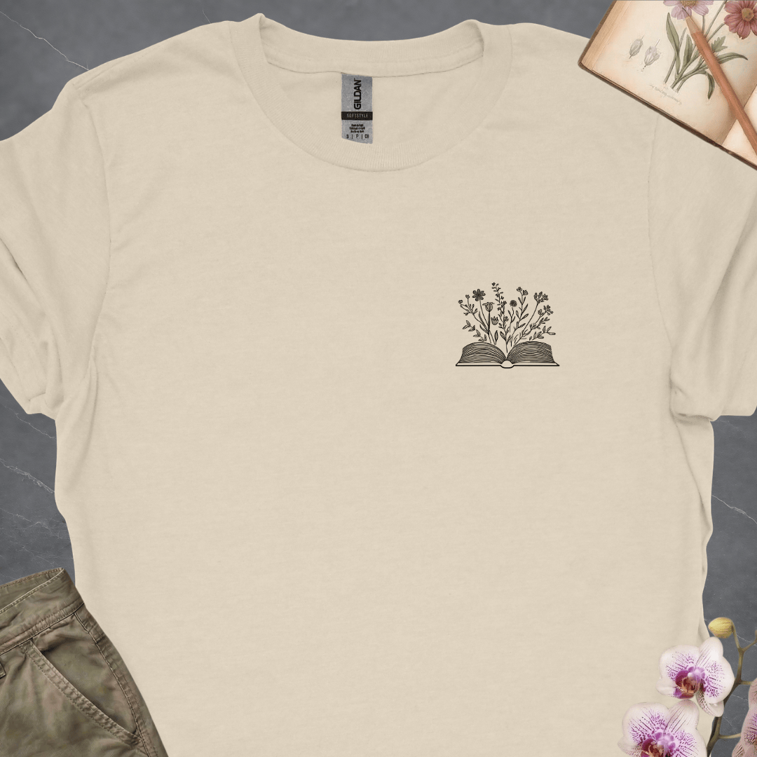 Book of Flowers - Black - Small - Upscaled