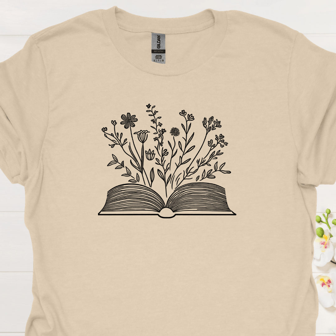 Book of Flowers - Black - Upscaled