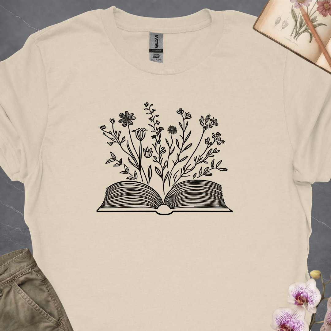 Book of Flowers - Black - Upscaled