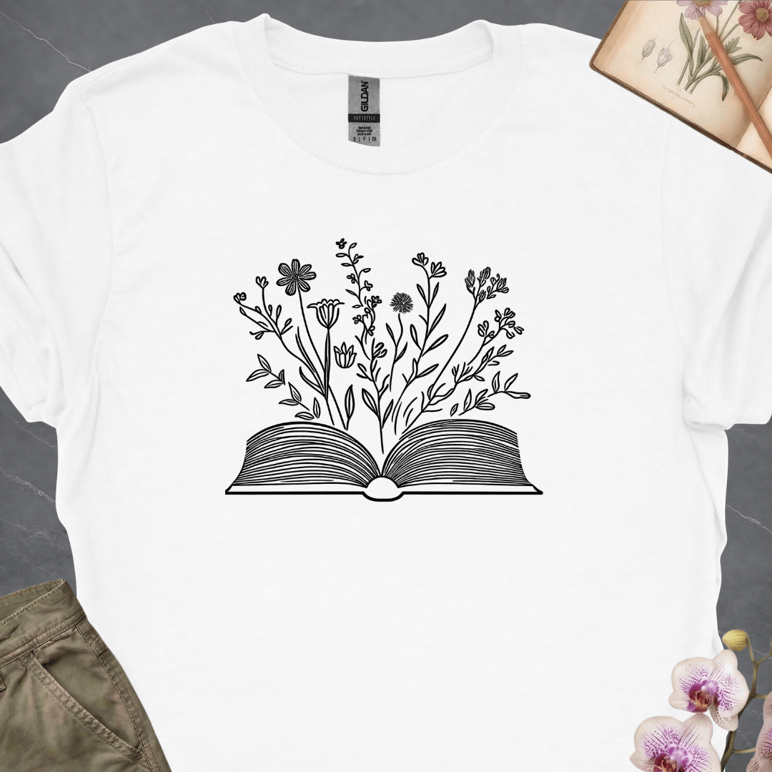 Book of Flowers - Black - Upscaled