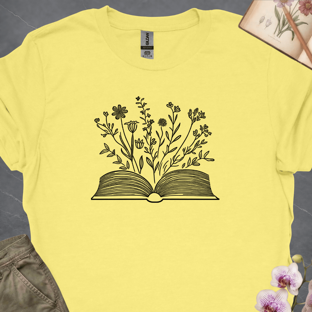 Book of Flowers - Black - Upscaled