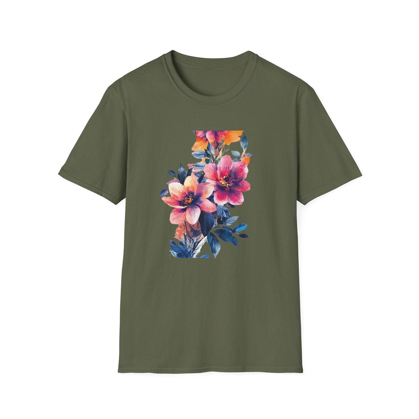 Water Color Flowers  – T-shirt