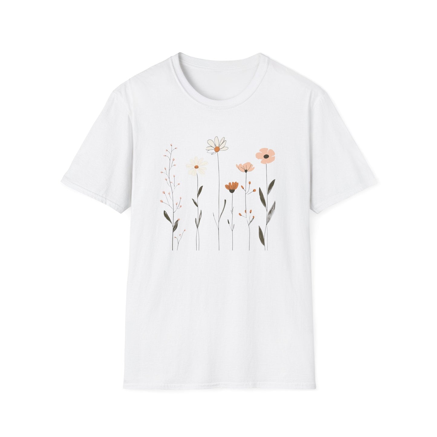 Simple Flowers  – T-shirt