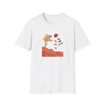 Solo Rose with Astronaut – Terraforming of Mars  – T-shirt