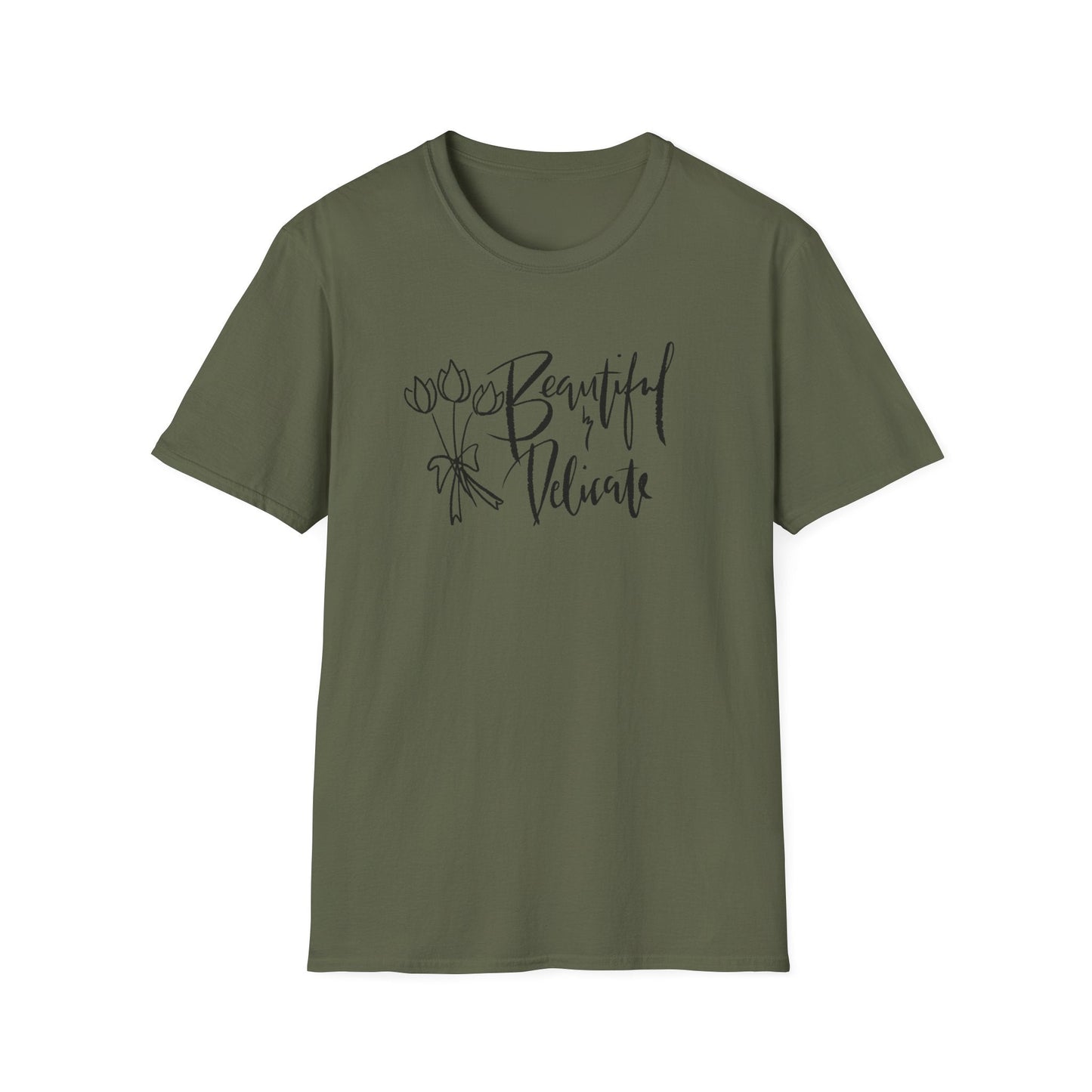 Beautiful and Delicate – Black – T-shirt