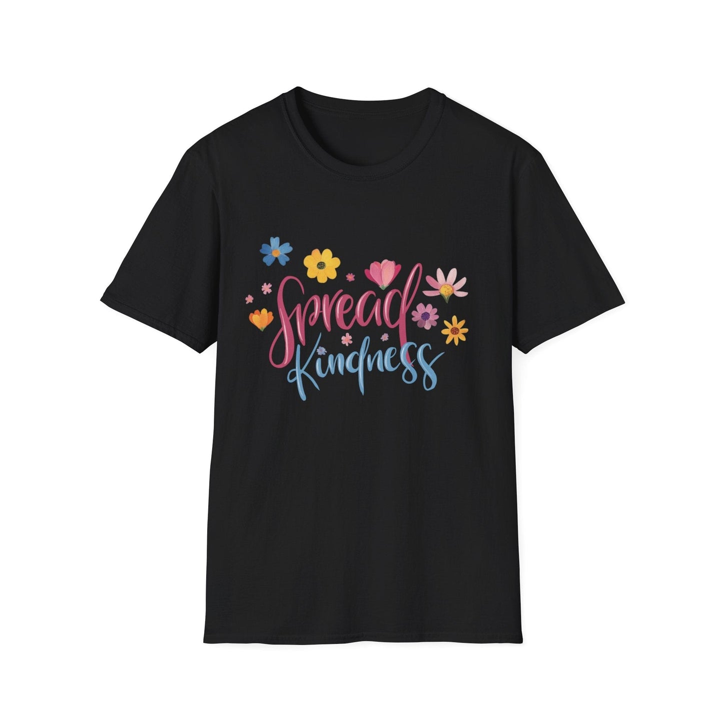 "Spread Kindness" Colorful Flowers  – T-shirt