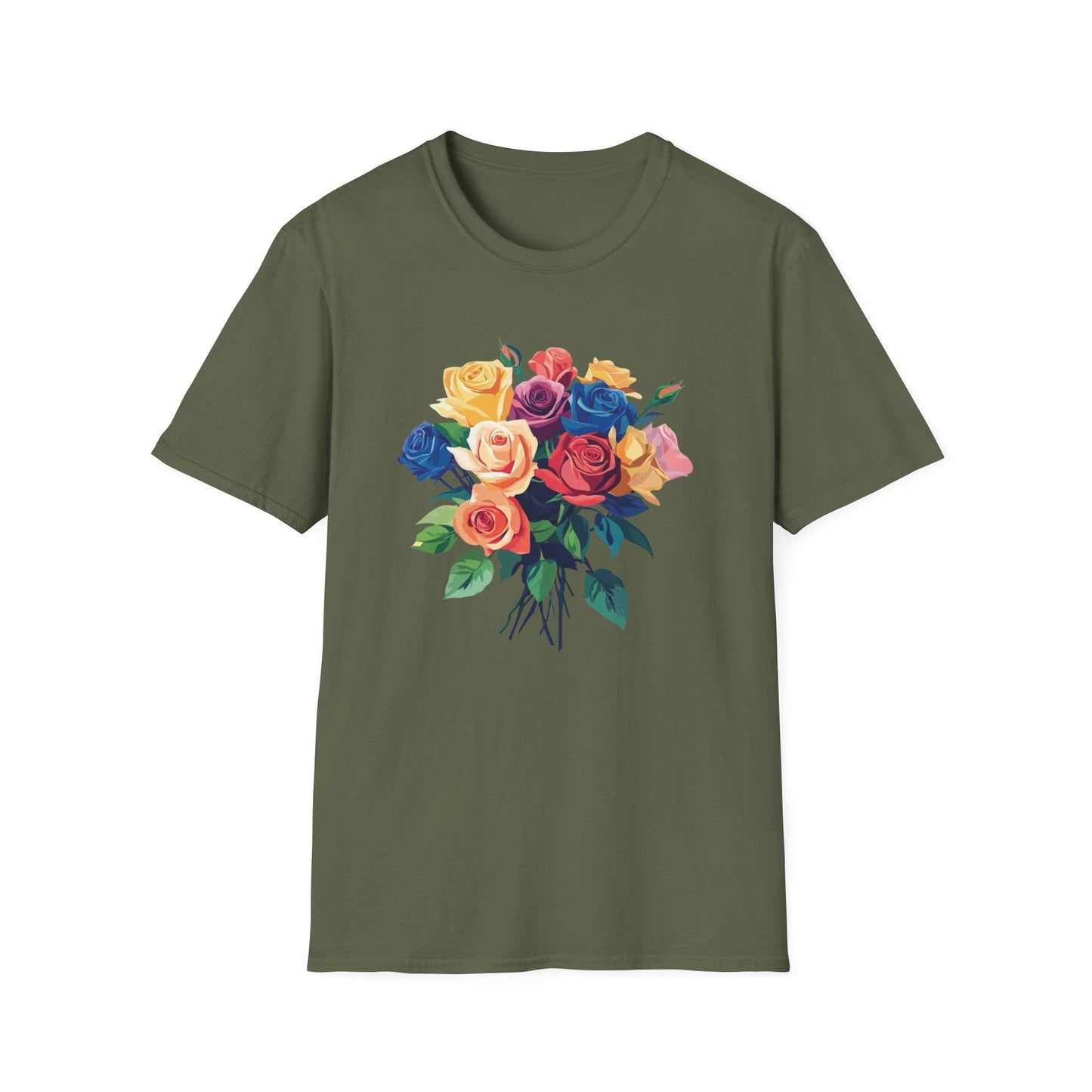 Colorful Roses  – T-shirt