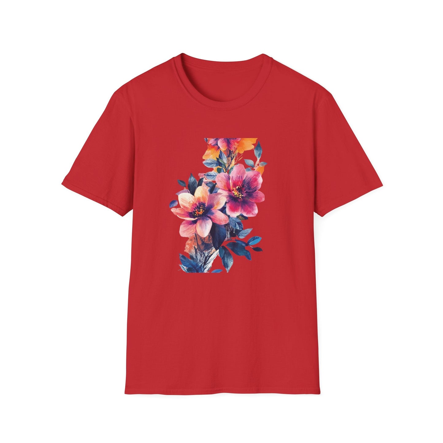 Water Color Flowers  – T-shirt