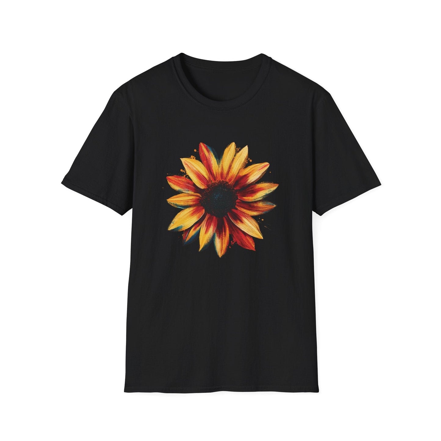 Acrylic Sunflower  – T-shirt