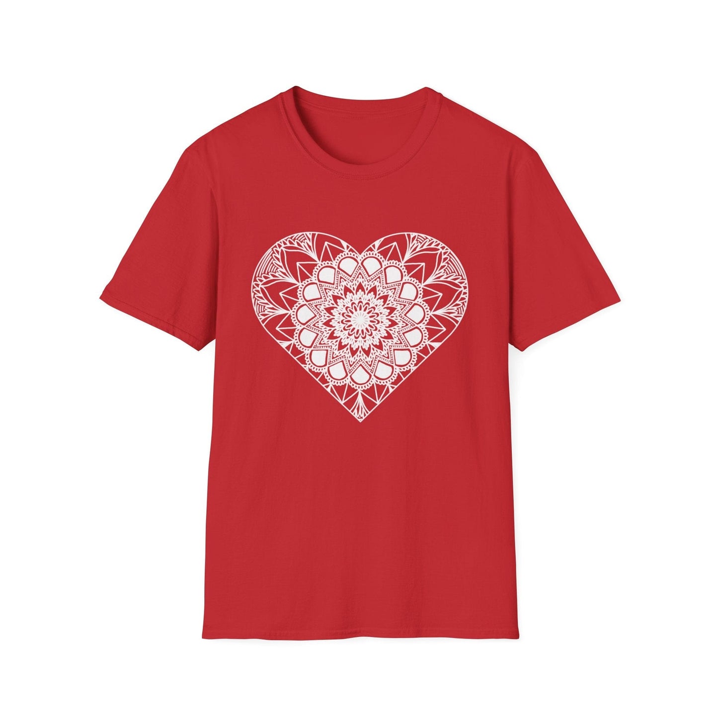 Heart Shaped Mandala  – T-shirt