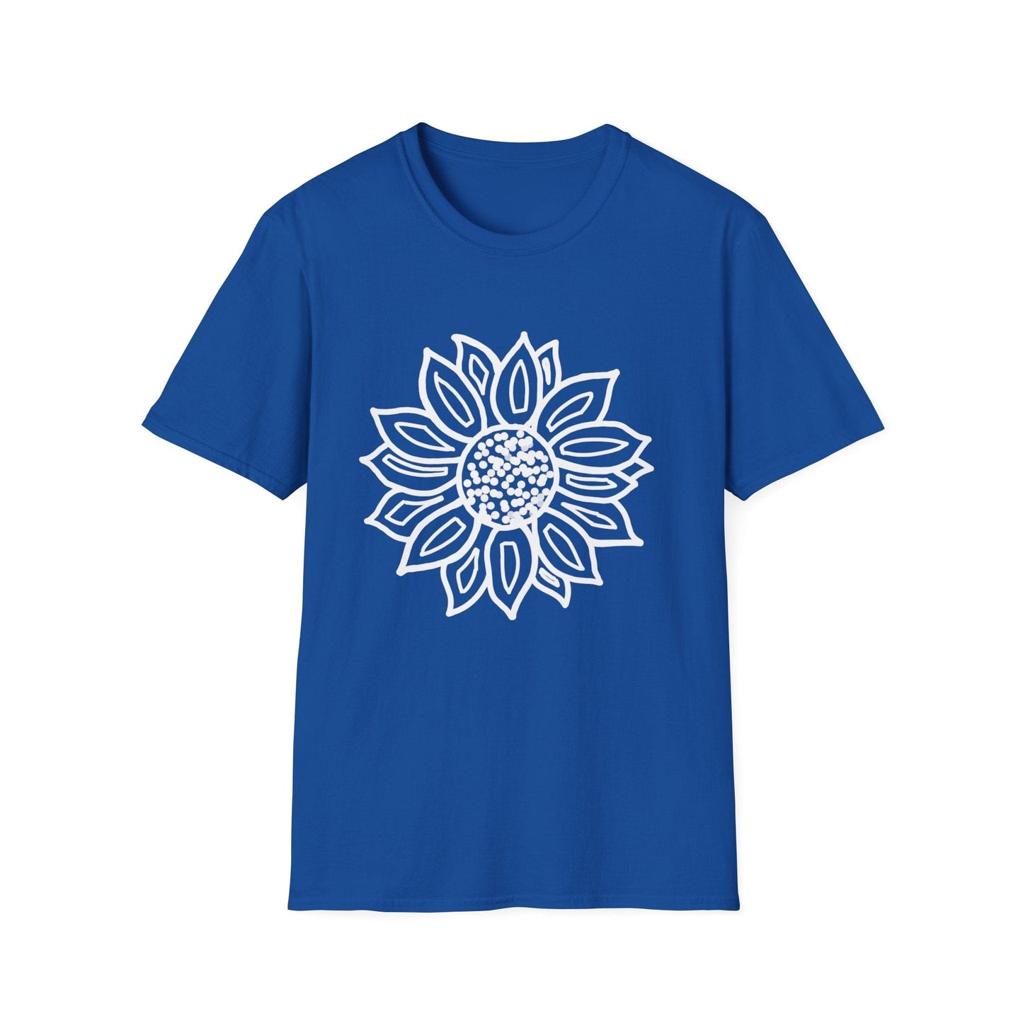 Dotted Mandala Sunflower  – T-shirt