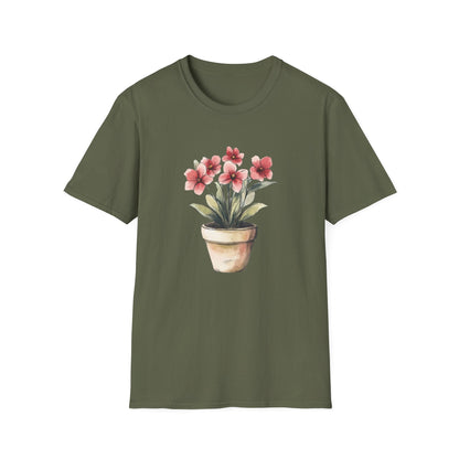 Watercolour Anemones  – T-shirt