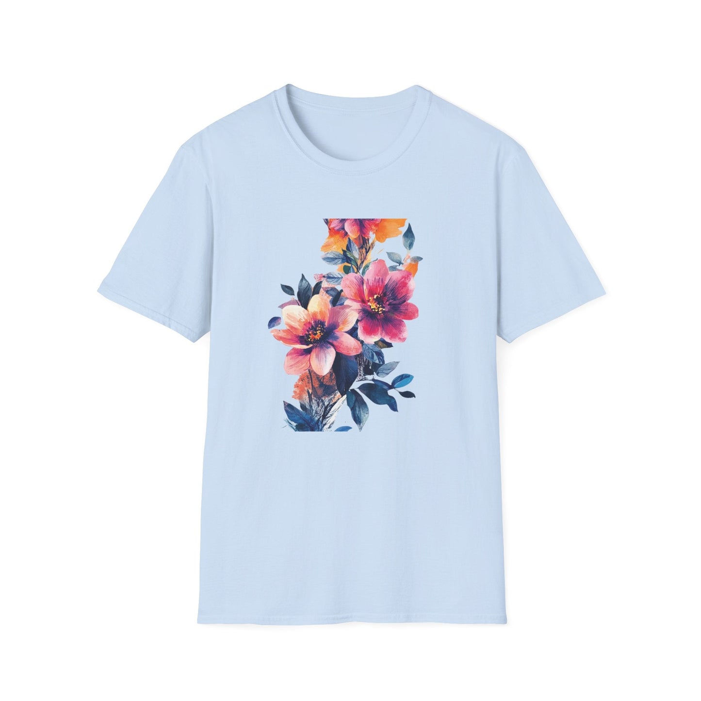 Water Color Flowers  – T-shirt