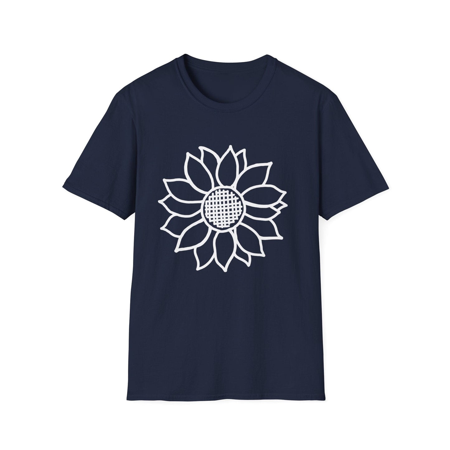 Criss Cross Sunflower  – T-shirt