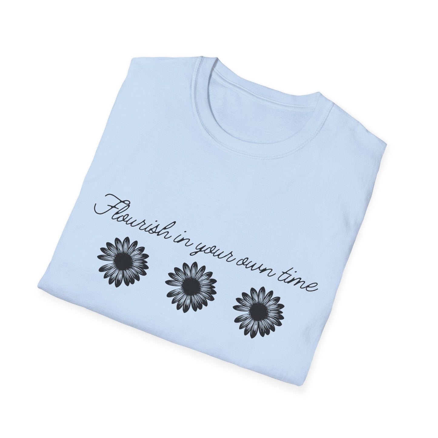 "Flourish In Your Own Time" Black Daisies