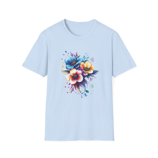 Watercolour Flowers – T-shirt