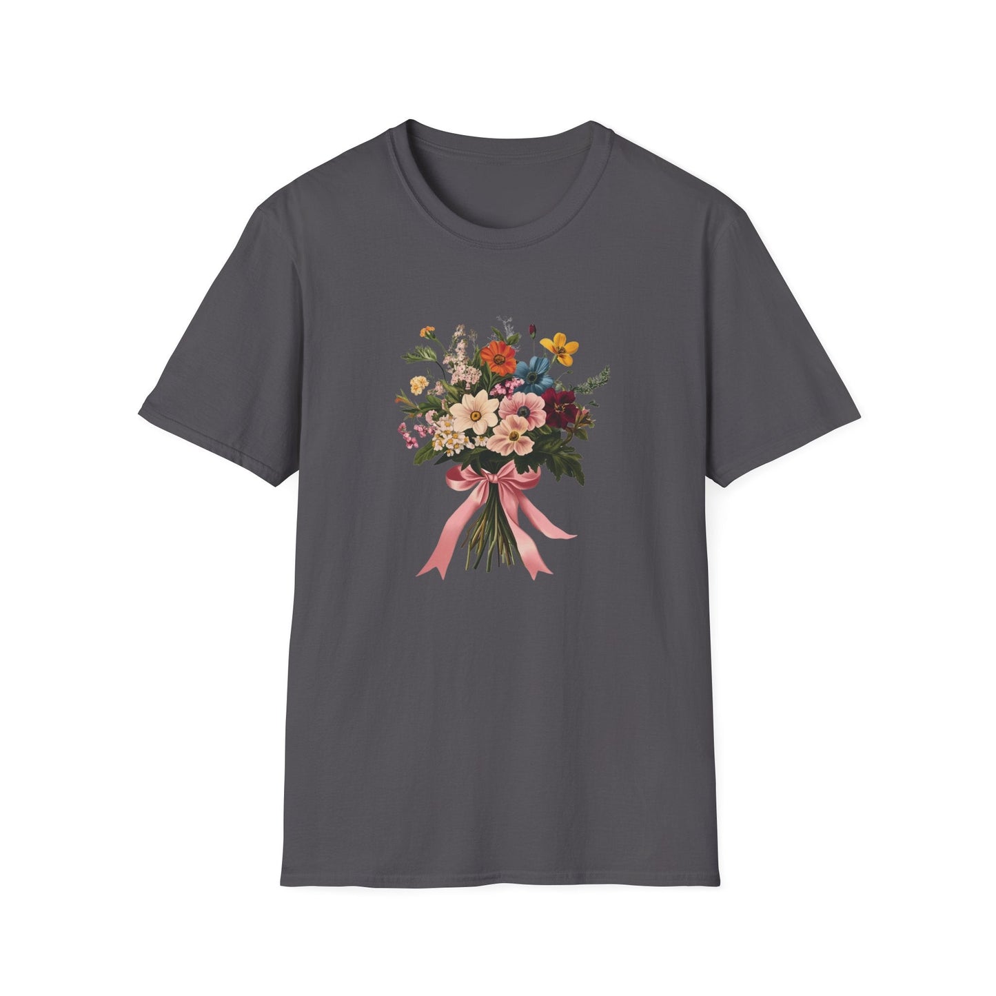 Pink Ribbon Bouquet  – T-shirt