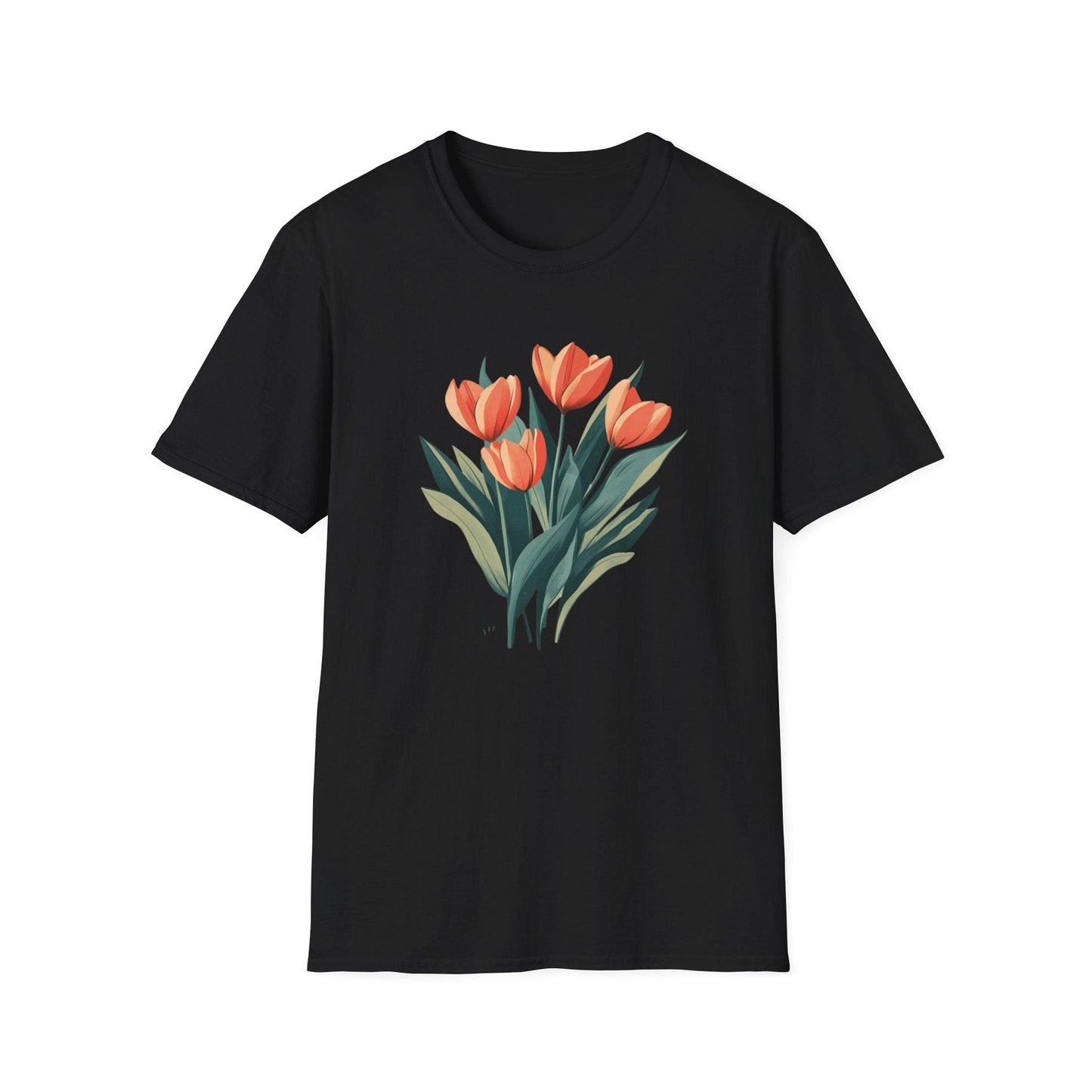 Four Tulip Flowers  – T-shirt