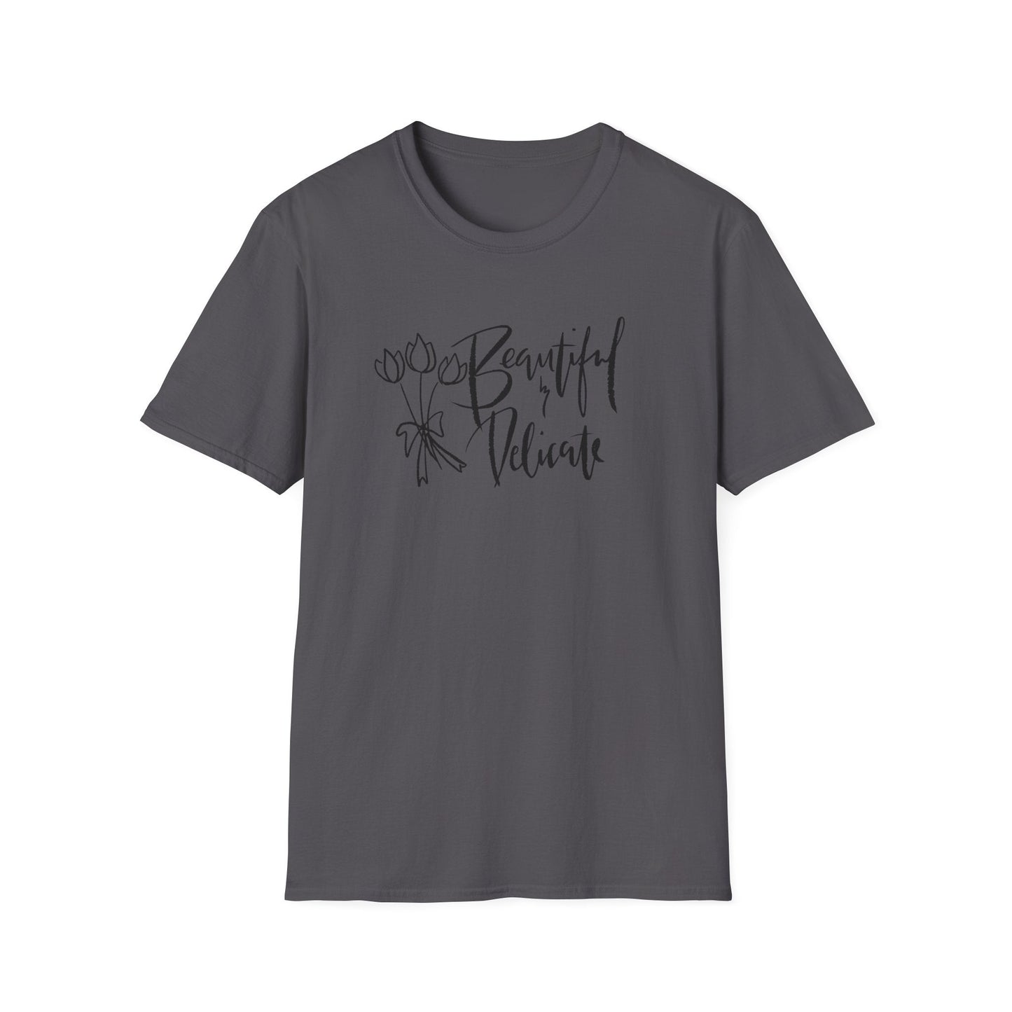 Beautiful and Delicate – Black – T-shirt