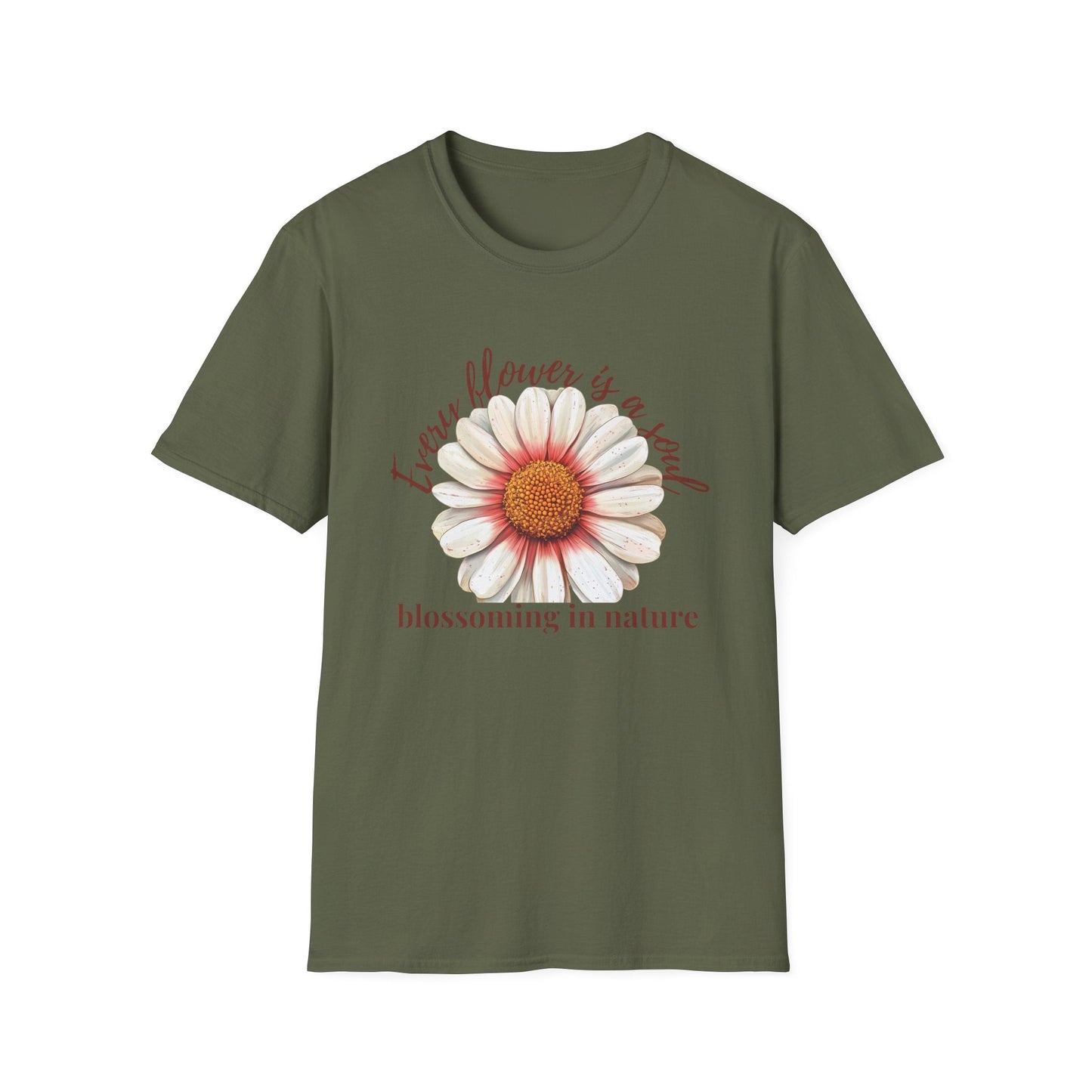 Every Flower is a Soul Blossoming in Nature  – T-shirt