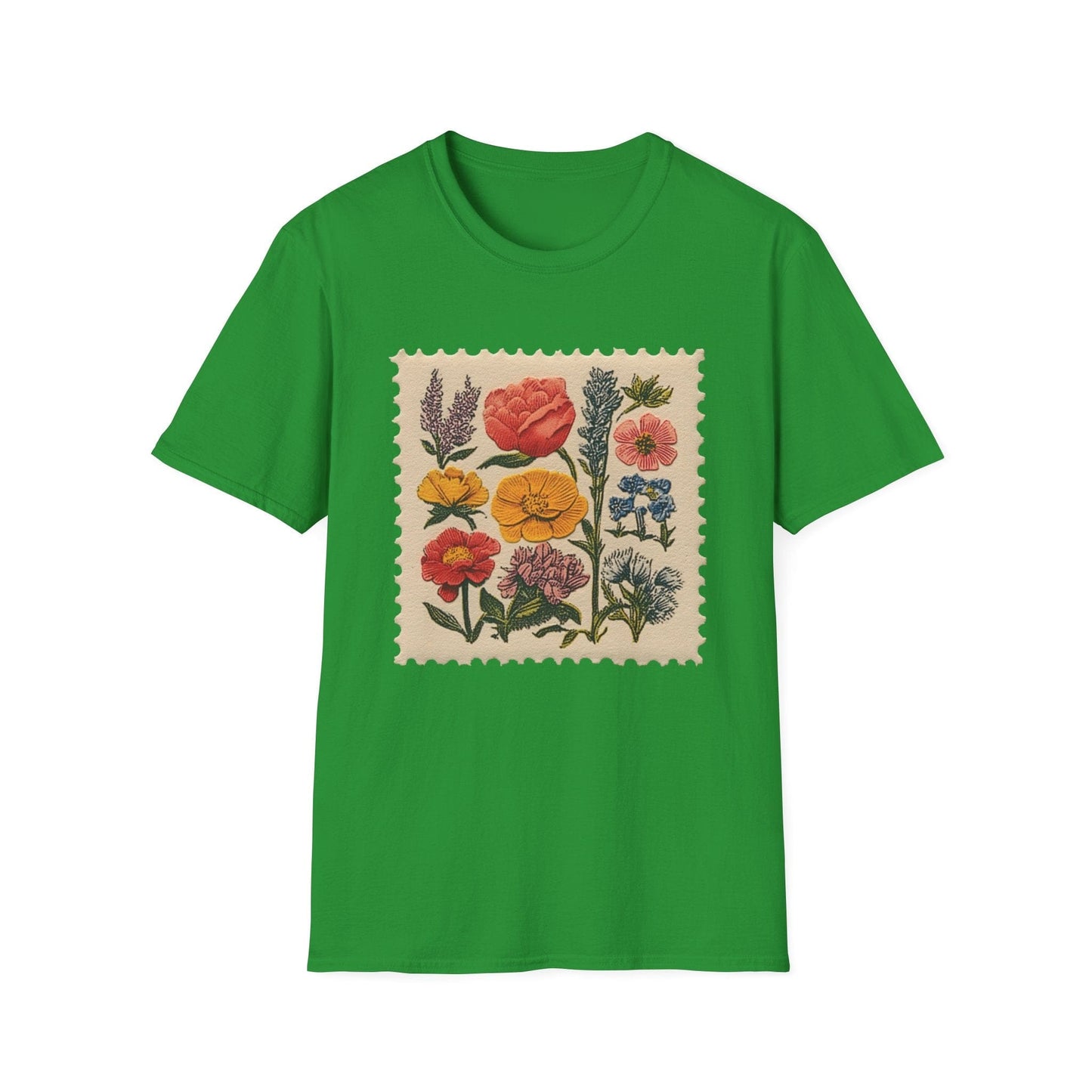 Floral Stamp  – T-shirt