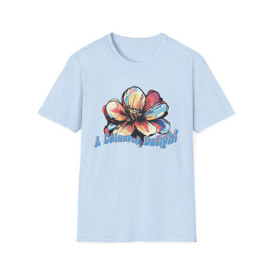 A Colorful Delight Flower  – T-shirt