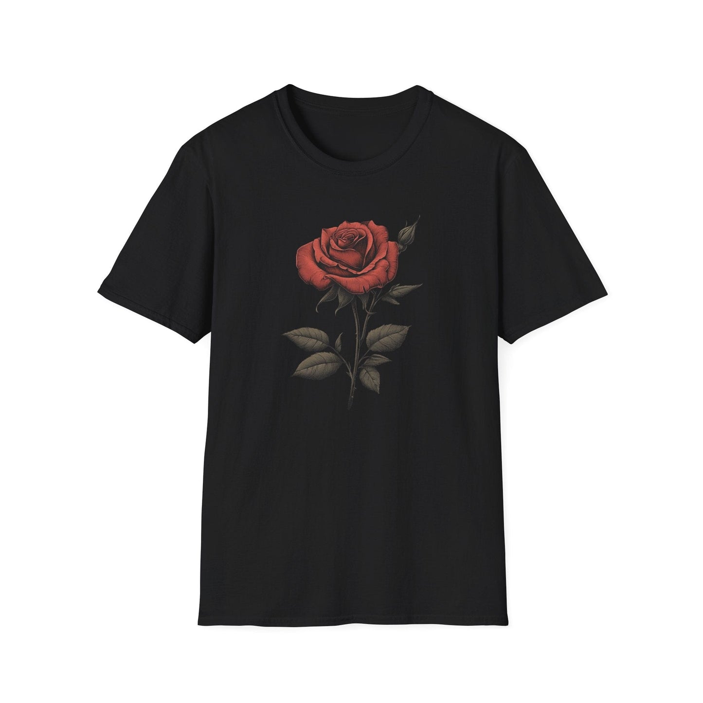 Mysterious Red Rose  – T-shirt