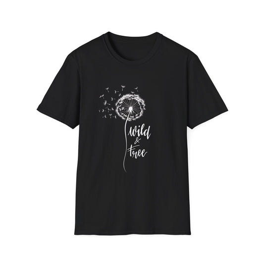 Wild and Free Dandelion  – T-shirt