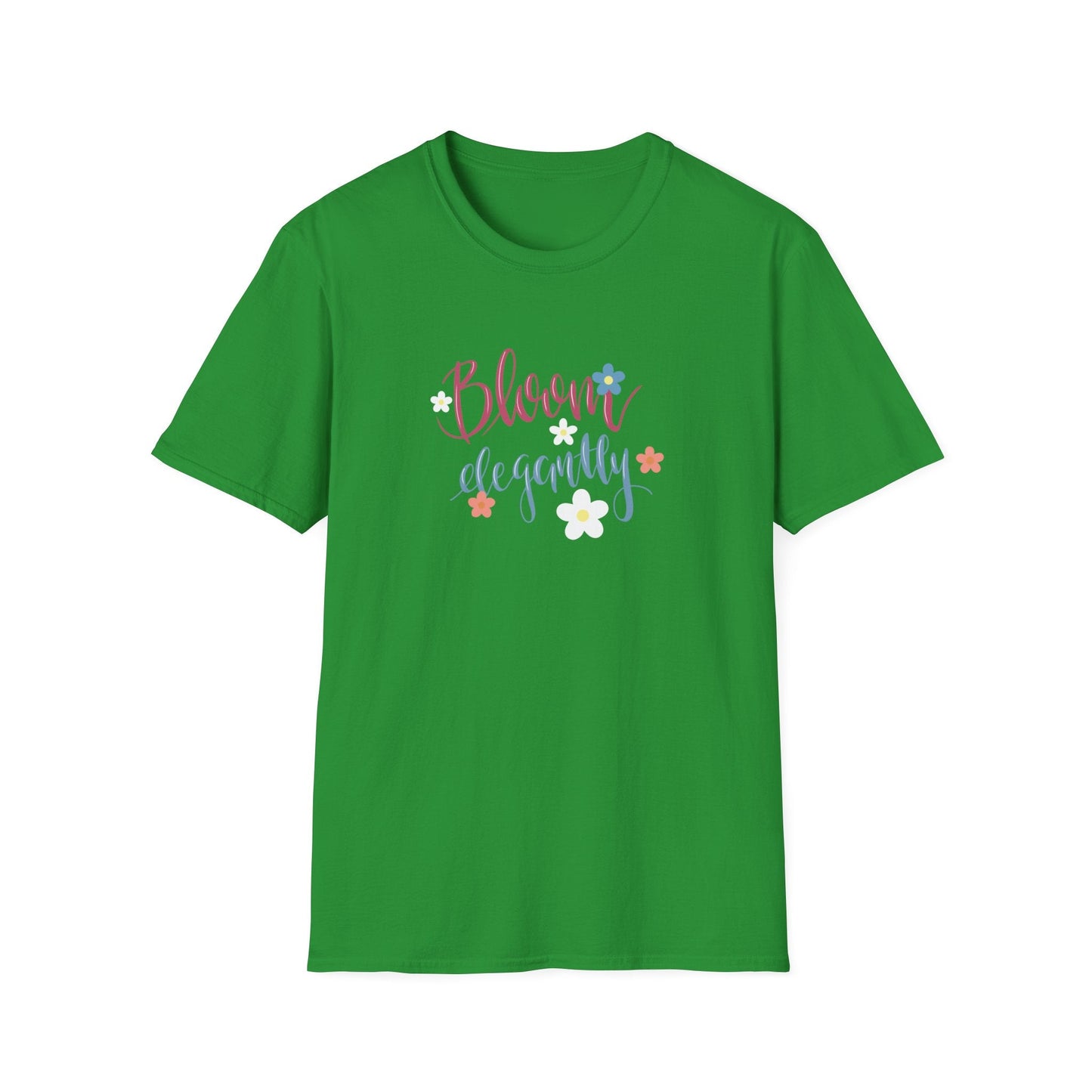 "Bloom Elegantly" Calligraphy  – T-shirt