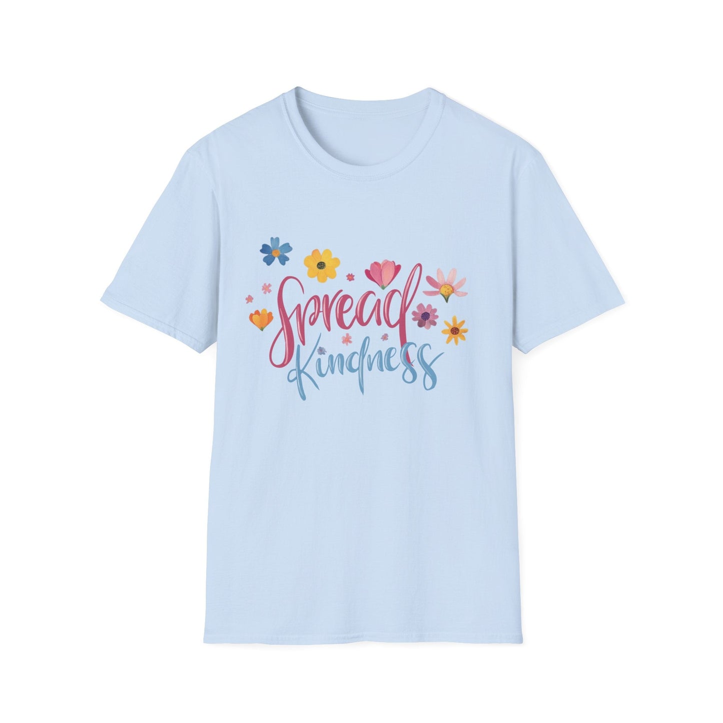 "Spread Kindness" Colorful Flowers  – T-shirt