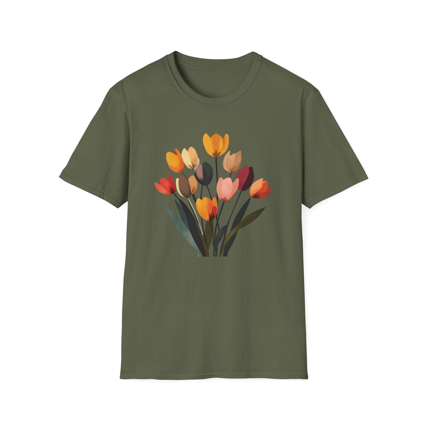 Colorful Tulip Flowers – T-shirt
