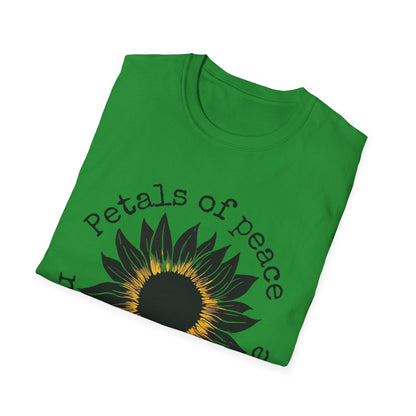 "Petals of Peace, Roots of Resilience" Black & Yellow Sunflower