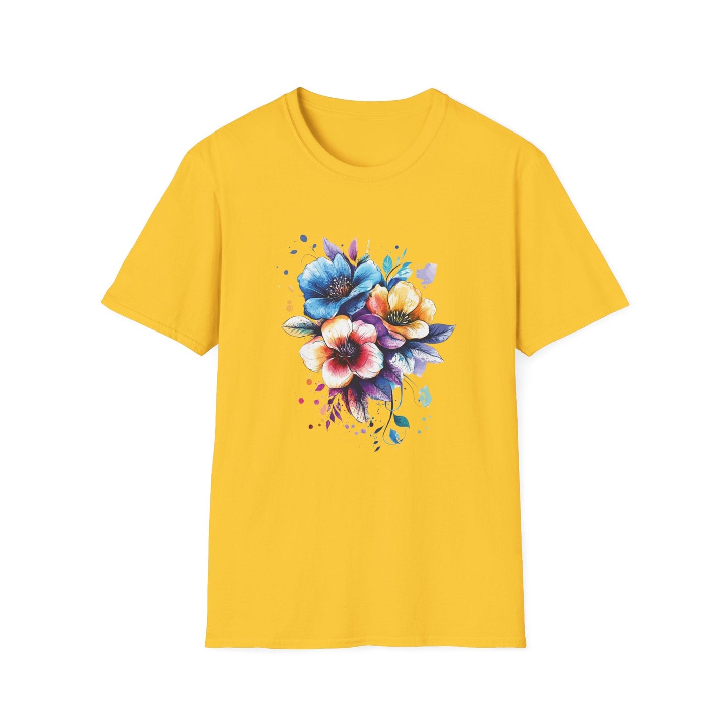 Watercolour Flowers – T-shirt