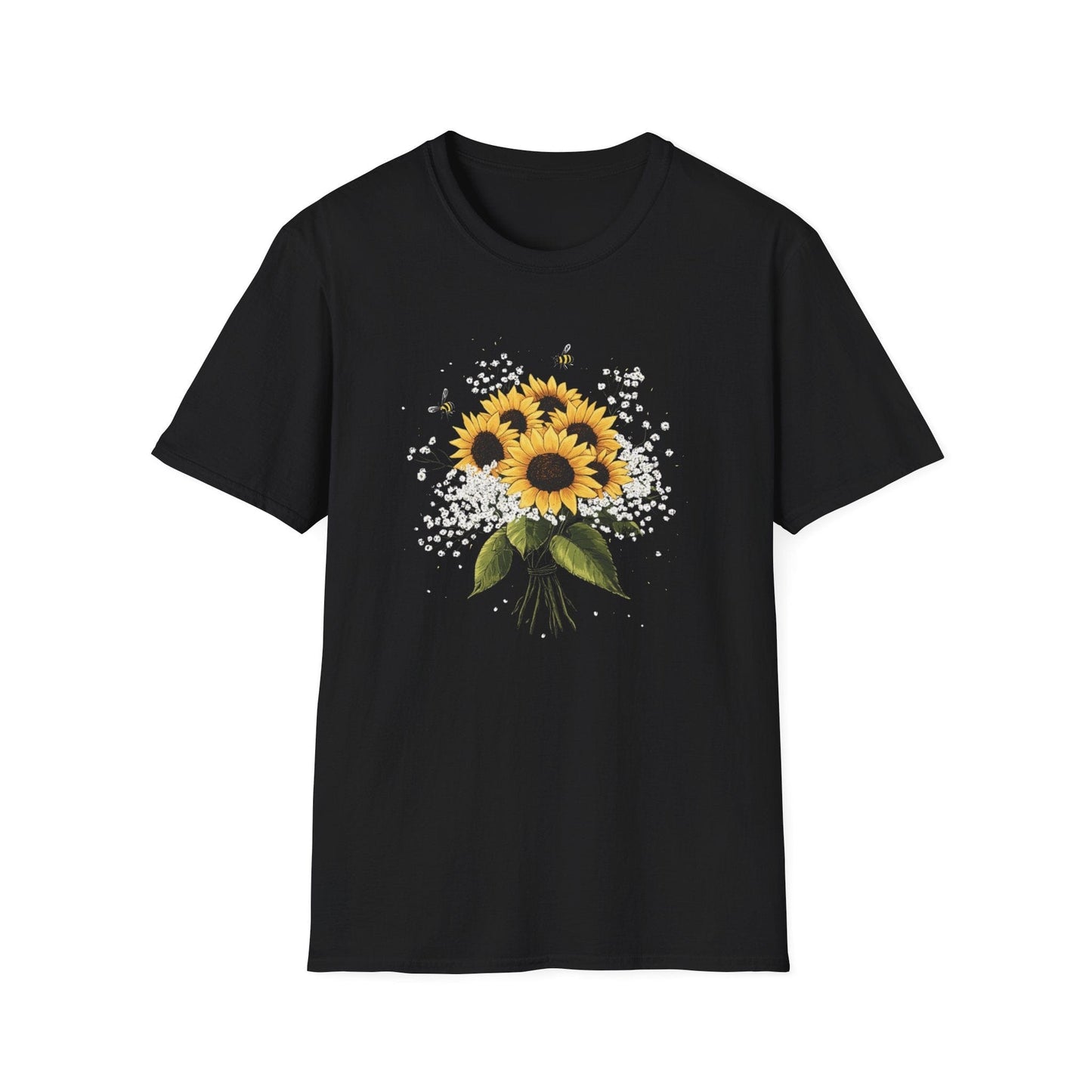 Bees on Sunflowers  – T-shirt