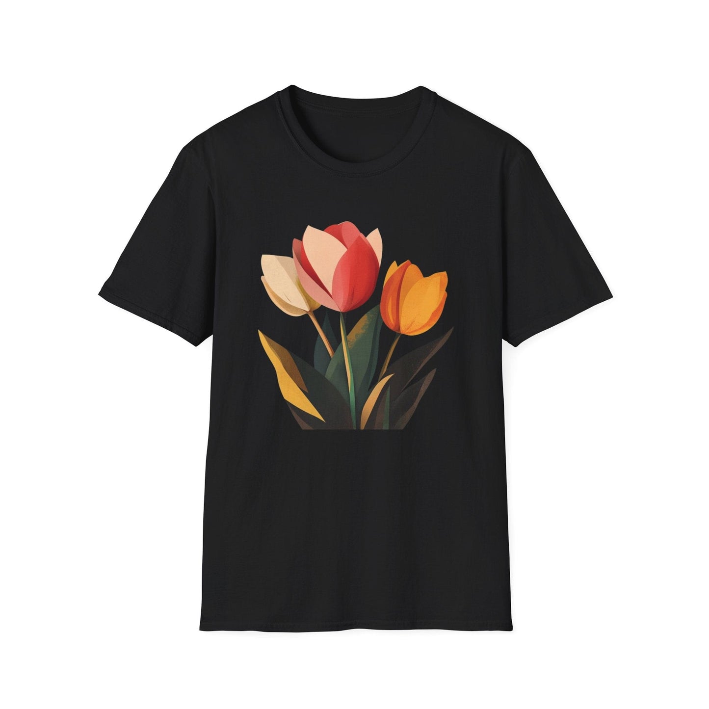 Multi Color Flowers  – T-shirt