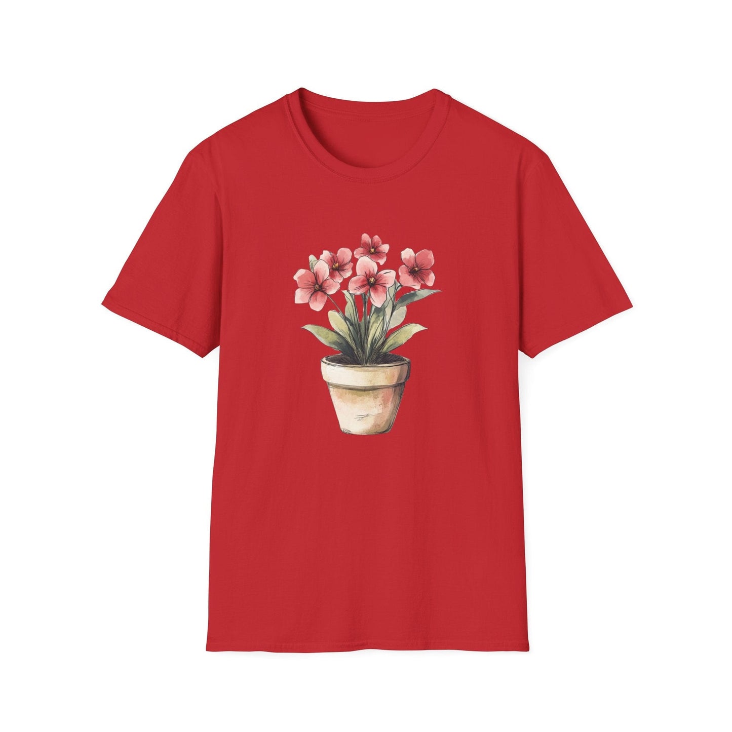 Watercolour Anemones  – T-shirt