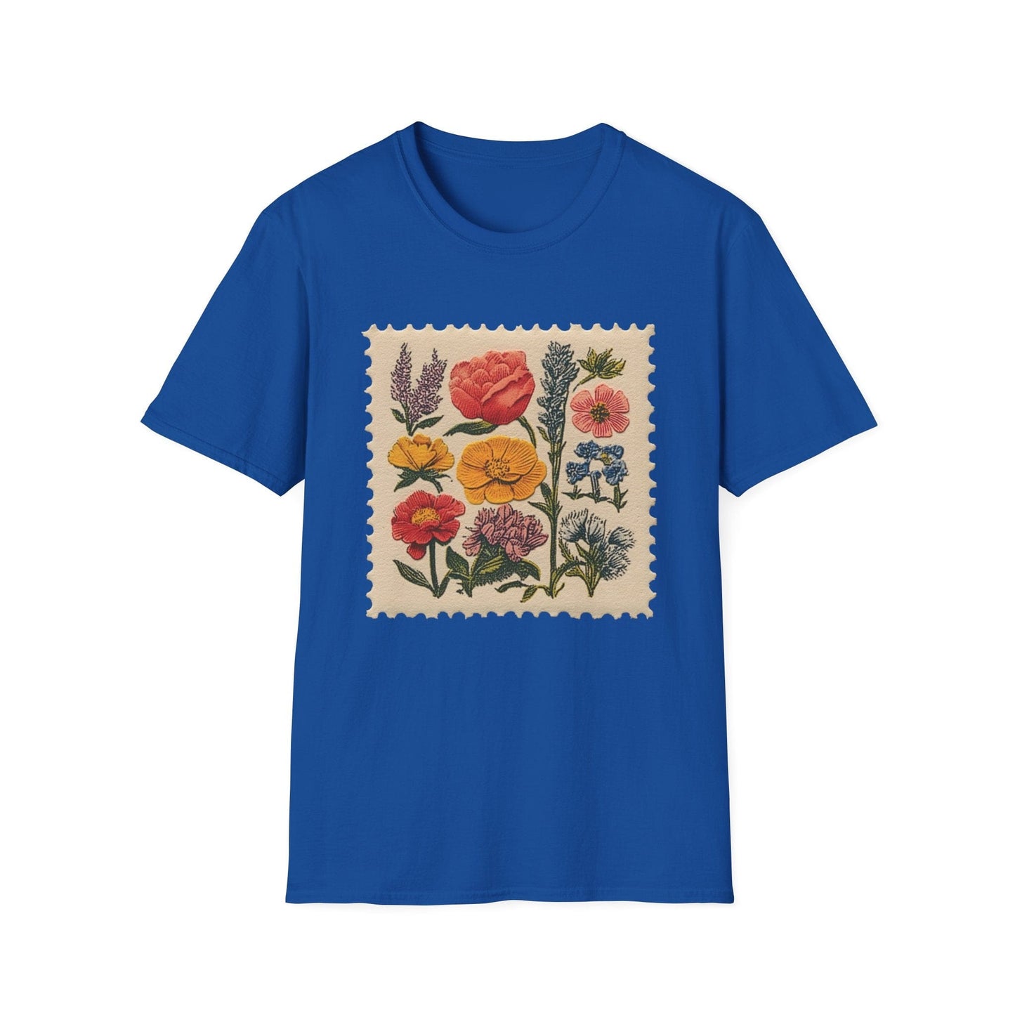 Floral Stamp  – T-shirt