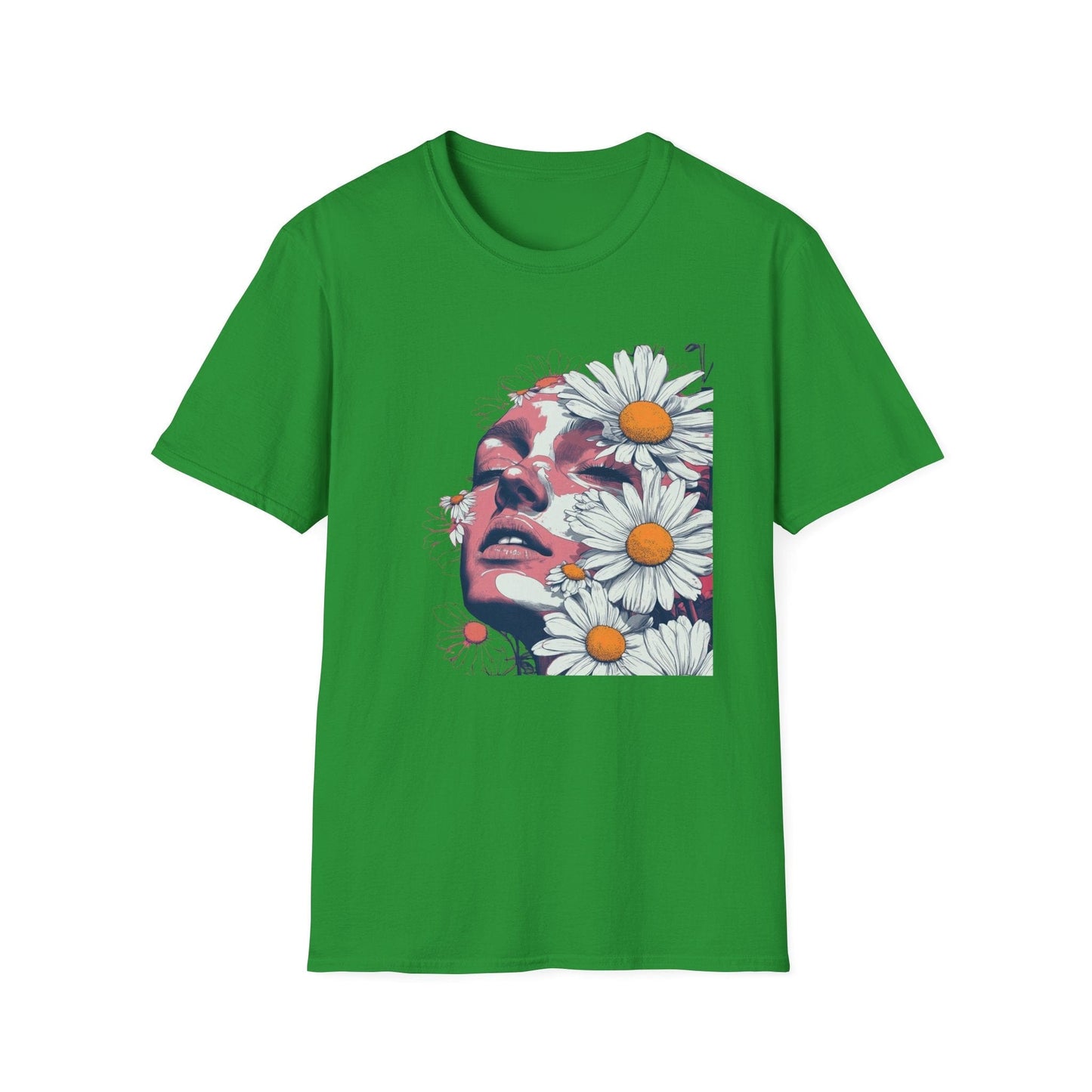 White Mysterious Daisies  – T-shirt