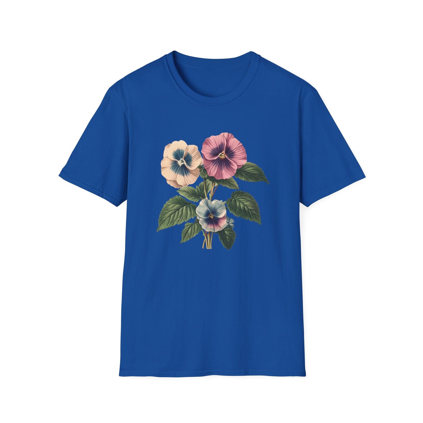 Beautiful Pansy Flowers  – T-shirt
