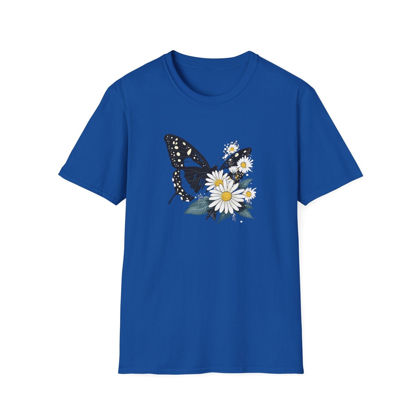 Butterfly and Daisies  – T-shirt